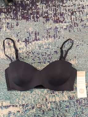 Joe Fresh Black Strapless Molded T-Shirt Bra - 34B
